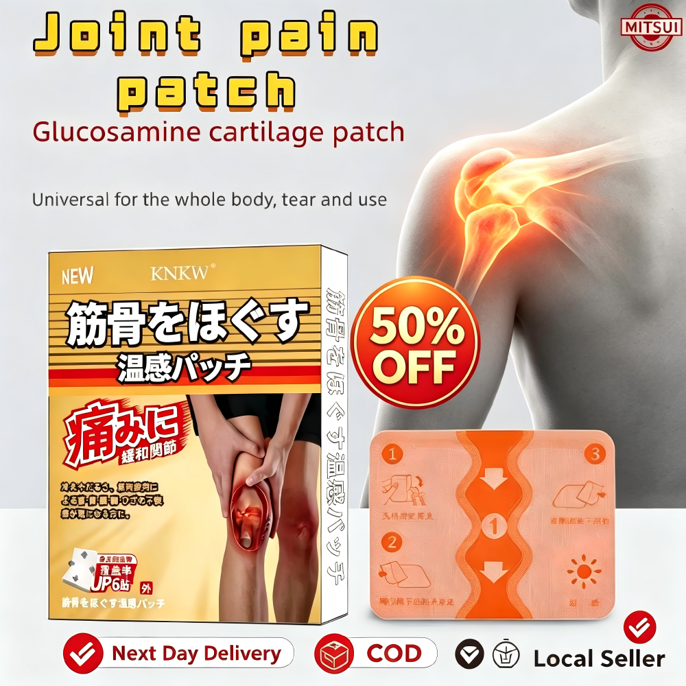[6 Pieces/Box] Gout Relief Patch – Soothing Comfort for Joint & Muscle Discomfort