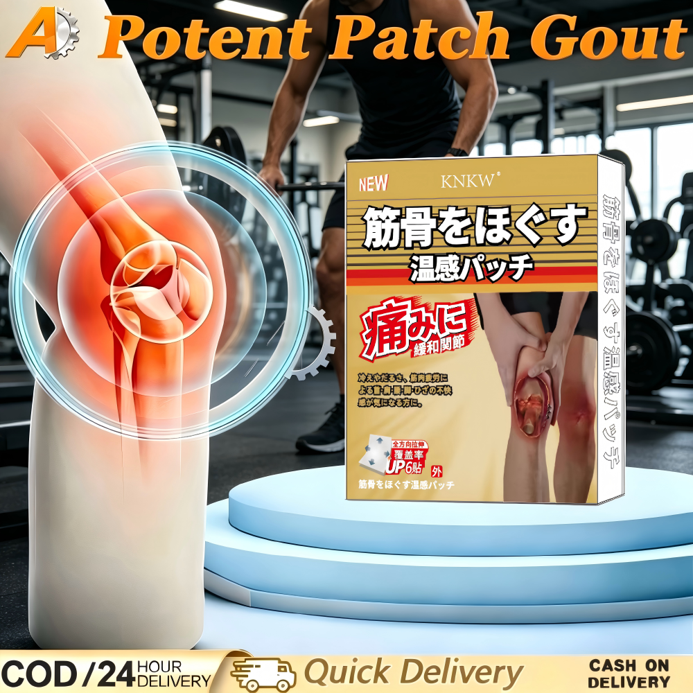 [6 Pieces/Box] Gout Relief Patch – Soothing Comfort for Joint & Muscle Discomfort