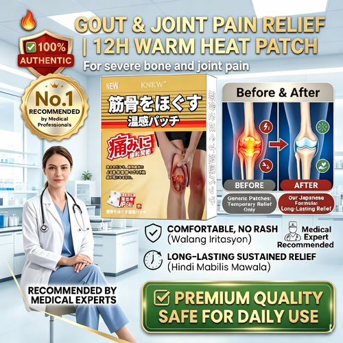 [6 Pieces/Box] Gout Relief Patch – Soothing Comfort for Joint & Muscle Discomfort