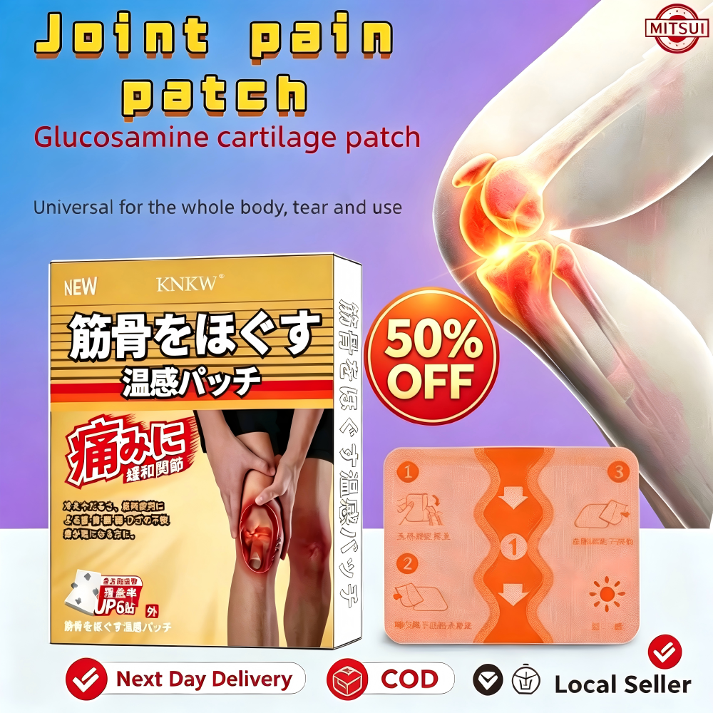 [6 Pieces/Box] Gout Relief Patch – Soothing Comfort for Joint & Muscle Discomfort