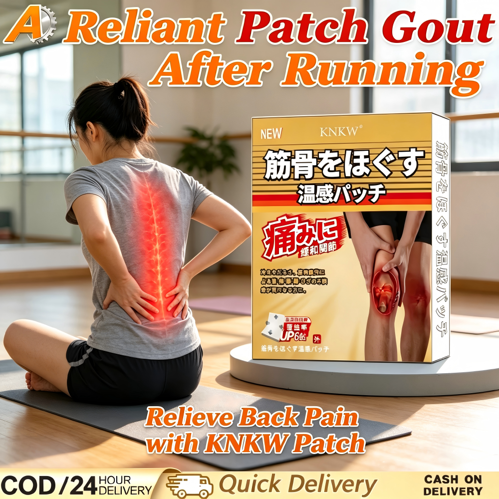 [6 Pieces/Box] Gout Relief Patch – Soothing Comfort for Joint & Muscle Discomfort